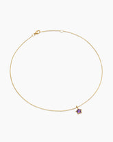 Cable Collectibles® Teen Star Necklace in 18K Yellow Gold with Amethyst